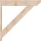 Ekena Millwork Traditional Slat Smooth Outlooker, Douglas Fir, 7 1/2"W x 42"D x 42"H OUT08X42X42TRA06SDF - alternate 3
